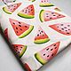 Fabrics China satin cotton Moscow watermelon berry price for 0,5m. Fabric. Tkani Lyaliny. Online shopping on My Livemaster.  Фото №2