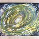 Oil pastel painting galaxy abstract 'Neighbors' 297h420 mm, Pictures, Volgograd,  Фото №1