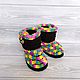 Plush knitted boots for the street, 12.5 cm on the foot, children's shoes. Footwear for childrens. Natalia Derina - Knitted Shoes (denatal). My Livemaster. Фото №6