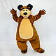 The Bear. Mascot, Props for animators, Vladivostok,  Фото №1