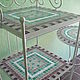 Кованый столик с мозаикой "Нежность". Столы. Марьяна. Ярмарка Мастеров.  Фото №5