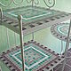 Mesa de hierro forjado con mosaico ' Ternura'. Tables. Marjana. Ярмарка Мастеров.  Фото №5