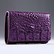 Women's wallet made of genuine crocodile leather IMA0216UUN5, Wallets, Moscow,  Фото №1