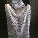 53-Down scarf,fishnet poluchiloc,shawl,accessory, Shawls, Orenburg,  Фото №1
