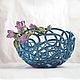 Order Fruit Bowl Bluebells. Elena Zaychenko - Lenzay Ceramics. Livemaster. . Bowls Фото №3
