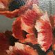 Order Painting 'Poppies', oil on canvas, Holland. Dutch West - Indian Company. Livemaster. . Vintage paintings Фото №3