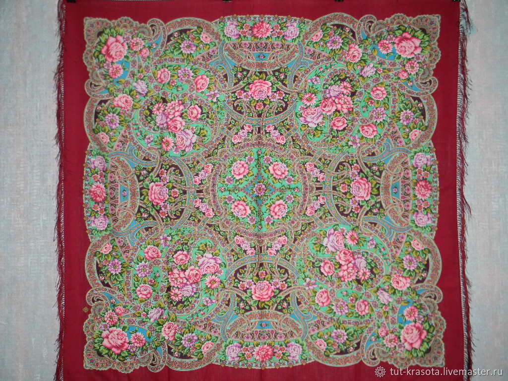 Улочки Посада вид 6 купить в интернет-магазине Ярмарка Мастеров по цене 2650 ₽ – NL3ZERU, Ткани, Павловский Посад - доставка по России