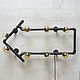 Wall lamp made of VGP pipes in the Loft style 'Pointer'. Wall lights. uloft. Online shopping on My Livemaster.  Фото №2
