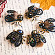 Brooch Black Brooch Fly bug Brooch insect. Brooches. Nina Miller (nina-m). Online shopping on My Livemaster.  Фото №2
