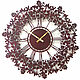 Wall clock 'Francis' 50 cm, cherry, Watch, Samara,  Фото №1