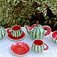 Order Services: Watermelon. Mila. Livemaster. . Tea & Coffee Sets Фото №3
