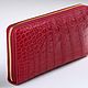 Клатч из натуральной кожи крокодила IMA0081H45. Клатчи. CrocShop товары из экзотической кожи. Интернет-магазин Ярмарка Мастеров.  Фото №2