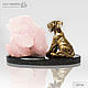 Order Bronze dog breed Dalmatians with pink calcite. Miner premium - Ltd Moscow (mineralpremium). Livemaster. . Figurines Фото №3