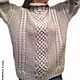 Order Sweater women's Sparkling snow, sequins, wool, cashmere. SIBERIA COOL (knitting & painting) (Siberia-Cool). Livemaster. . Sweaters Фото №3