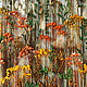 Настенный гербариум "Orange Cassock" D50 см. Подвески. Delawar. Ярмарка Мастеров.  Фото №5