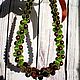 Necklace beads natural stone brown green. Necklace. Beaded jewelry by Mariya Klishina. My Livemaster. Фото №4