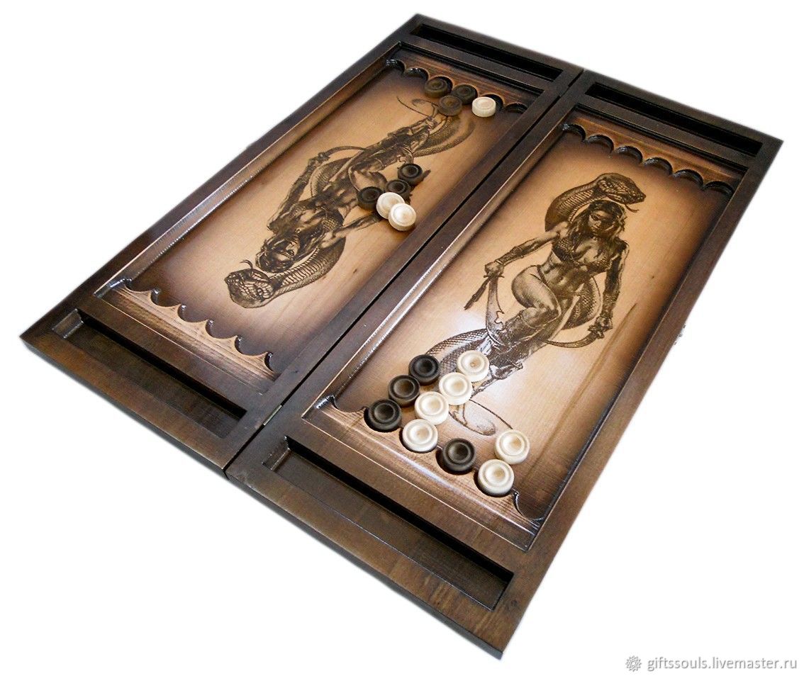 Нарды Амазонка с Луком купить на Ярмарке Мастеров