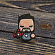 Wooden icon Iron Man, Badge, Moscow,  Фото №1
