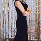 Luxury black dress with train. Dresses. elmdesign (ELMDESIGN). Online shopping on My Livemaster.  Фото №2