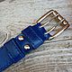 Order Men's belt made of buffalo leather.Under the jeans. Marik Leather Craft. Livemaster. . Straps Фото №3