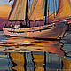 Order Oil painting on canvas Sailboat. Oil painting. To buy. pirogov-maxim. Livemaster. . Pictures Фото №3