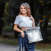 Сумки и аксессуары handmade. Livemaster - original item Shopper bag 