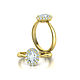 Помолвочное кольцо "Queen" из золота 585 с бриллиантами. Кольцо помолвочное. BUGAKOV jewelry / Wedding. Ярмарка Мастеров.  Фото №4