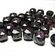 Garnet faceted cube, natural 8,5-9 mm, Beads1, Dolgoprudny,  Фото №1
