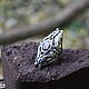 Order Silver Butterfly ring with garnet. kot-bayun. Livemaster. . Rings Фото №3