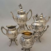 Винтаж: John Maddock & Sons 159 предметов чайно- столовый сервиз 1896 год