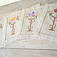 Order Four Linen Napkins Seasons. Kitchen. Livemaster. . Swipe Фото №3