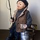 Interior handmade doll is 'Fisherman'. Dolls. kukly-ruchnoj-raboty-13. Online shopping on My Livemaster.  Фото №2