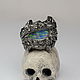 An unusual silver ring with an opal 'Eye of the Dragon', Ring, Moscow,  Фото №1