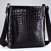 Сумки и аксессуары handmade. Livemaster - original item Men`s bag made of genuine crocodile leather IMA0645B4. Handmade.