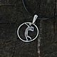 Volleyball player sterling silver pendant, Pendants, Tver,  Фото №1