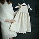 Family bow made of lace cotton fabric ' Melted milk'. Dresses. Alexandra Maiskaya. Online shopping on My Livemaster.  Фото №2