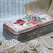 Для дома и интерьера handmade. Livemaster - original item Rose Garden Jewelry Box vintage style. Handmade.