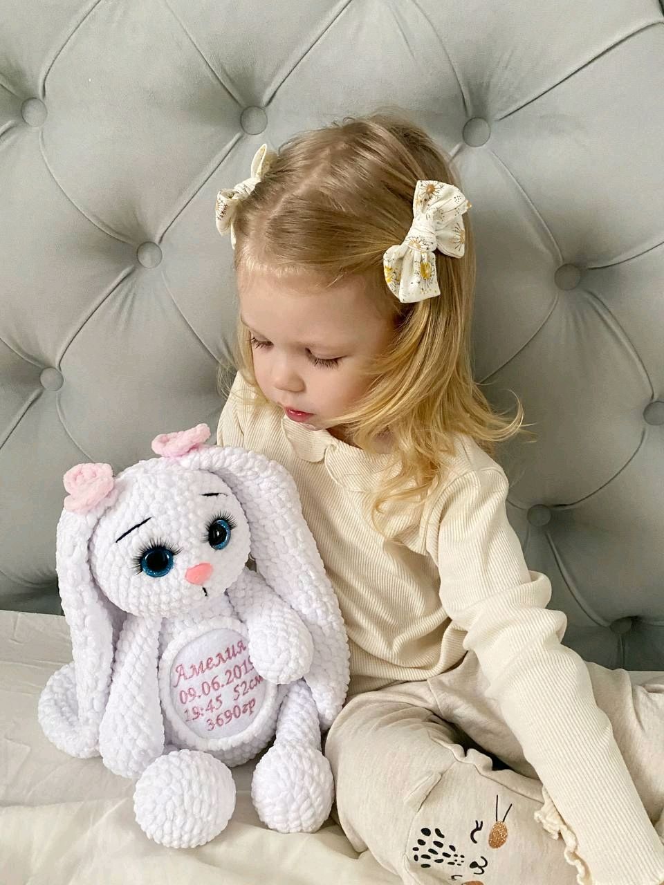 Зайка. Зайка именная игрушка с метрикой. в интернет-магазине на Ярмарке ...