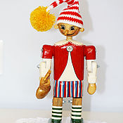 Куклы и игрушки handmade. Livemaster - original item Pinocchio (26cm) wooden toy. Handmade.
