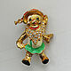 Gnome Brooch, Czechoslovakia, 70s, Vintage brooches, Moscow,  Фото №1