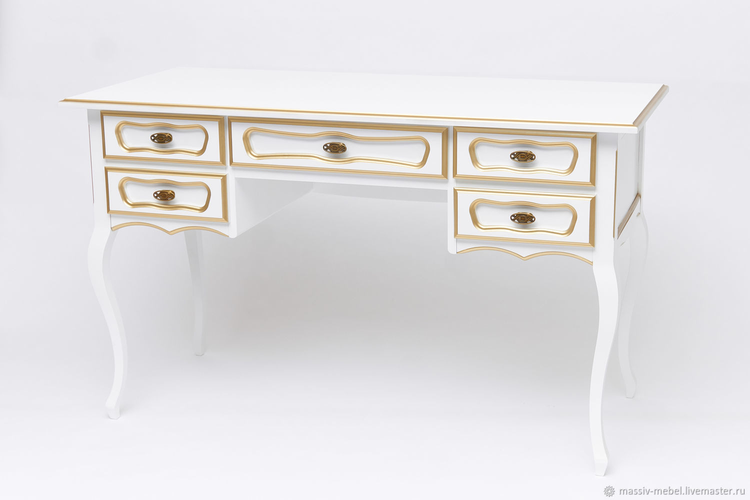 письменный стол классический стиль белый
