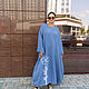Boho dress blue colour Camomile. Dresses. NATALINI. My Livemaster. Фото №8