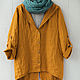 Order Amber cardigan jacket made of 100% linen. etnoart (etnoart). Livemaster. . Jackets Фото №3
