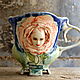 Fabulous flower. Porcelain mug, Mugs and cups, Moscow,  Фото №1