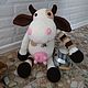 Cow Dora, interior soft toy. Stuffed Toys. The colorful world. Online shopping on My Livemaster.  Фото №2