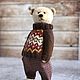 Мишка Тедди ручная работа. Игрушки. Ольга(Teddy Bear BOS). Ярмарка Мастеров.  Фото №4