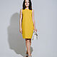 Order Mustard dress 42/44 size. BORMALISA. Livemaster. . Dresses Фото №3