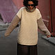 women's Long Milk sweater. Sweaters. CUTE-KNIT by Nata Onipchenko. My Livemaster. Фото №5