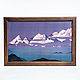 Reproduction of a picture in a frame ' Himalayas. Rosy mountains ' N. K. Roerich. KR9. Pictures. ART OF SIBERIA. My Livemaster. Фото №4