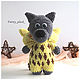 Wolf in a giraffe costume, Stuffed Toys, Azov,  Фото №1